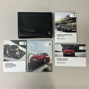 2013 BMW 3 Series Sedan Owners Manual Set w/ Leather Case